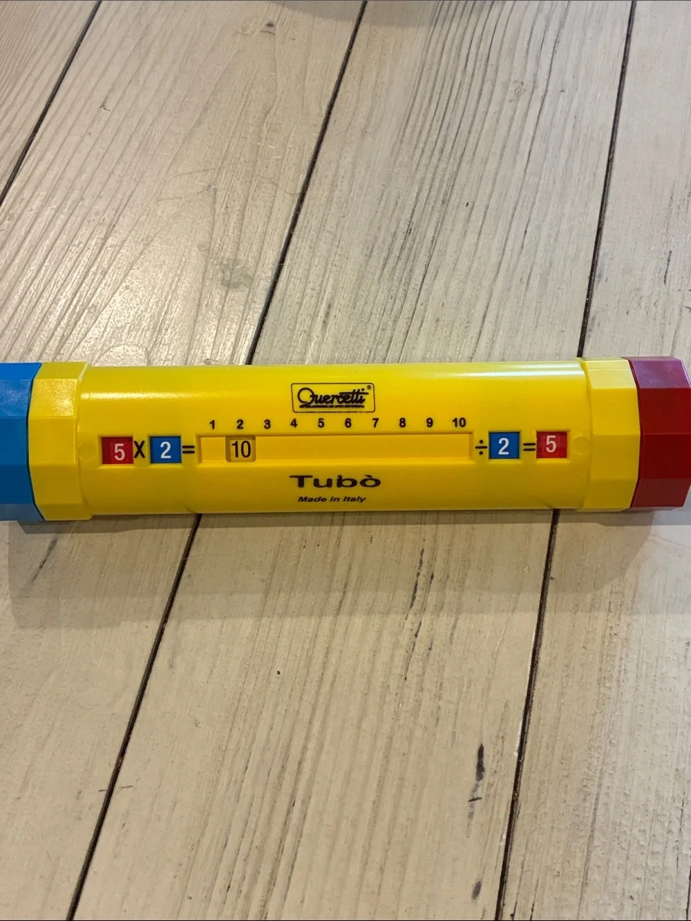 Tubò Yellow Counting Tube Math Toy by